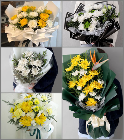 安徽阜阳市阜南县田集镇赵吴村白事花束代送
